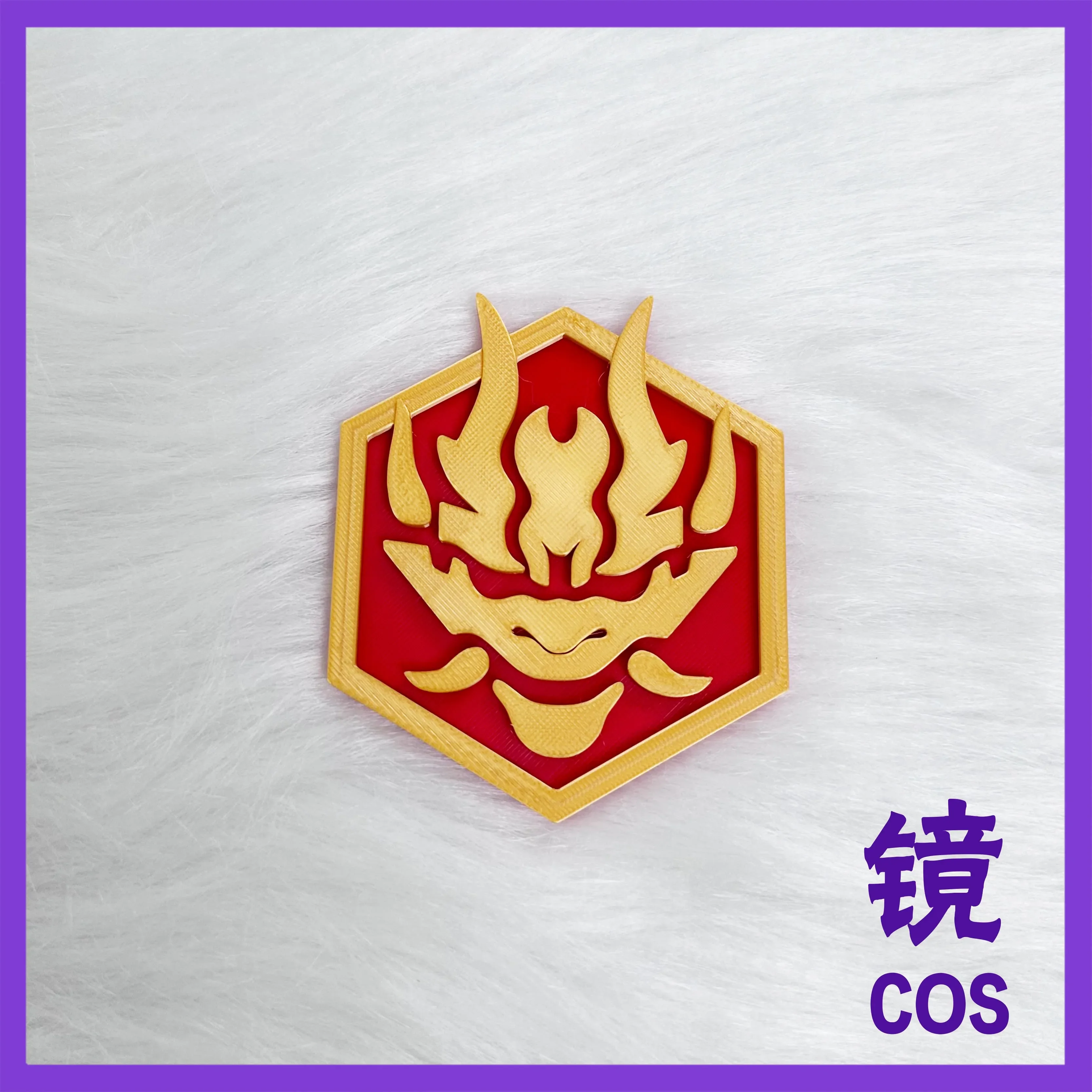 Naraka: Bladepoint‌ Asura‌ Rank Mark ‌Cosplay Props Halloween Christmas Fancy Party Costumes Accessories