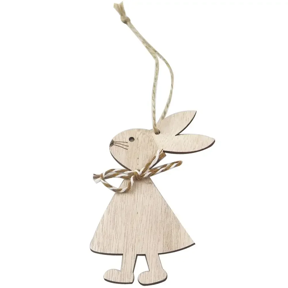 Mini Rabbit Wood Carving: Backpack Hanging Decoration Gift Supplies Gift Book Bag Pendants Presentation