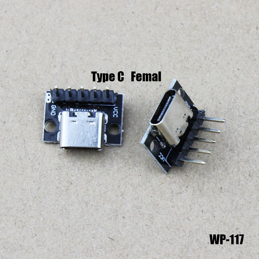 USB 3.1 Type C Female Double-sided Positive and Negative Plug-in Test Board With PCB Board Type-c Connector Data Charging Port