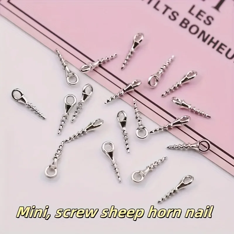 100 Mini DIY Metal Screws, Suitable for Walls, Wood, Pendant Tools, Accessories, Home Furnishings image 6