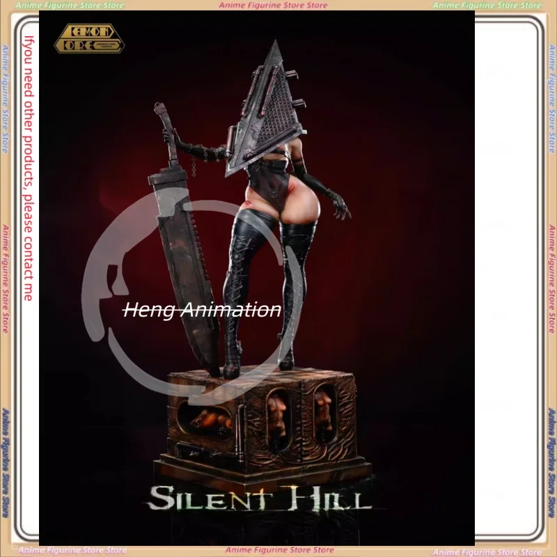 

Demon Core Studio Silent Hill Pyramid Head Female Statue Figurine Sexy, Edgy, Collectible Display Piece