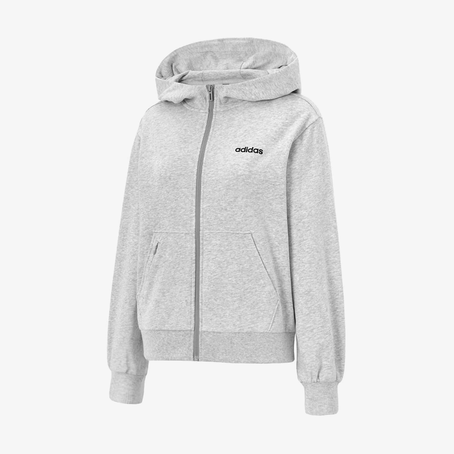 

Оригинальная женская весенняя спортивная куртка Adidas с капюшоном на молнии, свободного кроя, модель KA1505