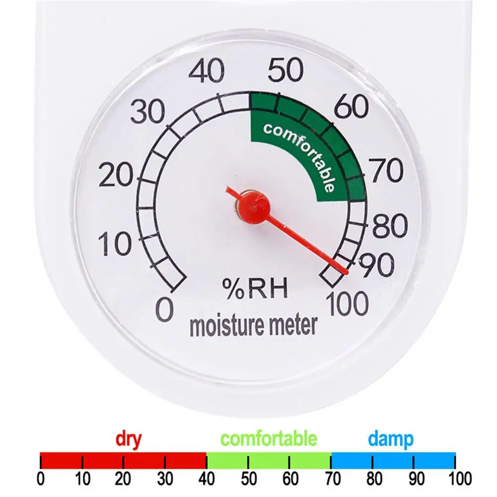 Indoor Temperature Humidity Meter Wall-mounted Pointer Humidity Meter Thermometer For Household Greenhouse