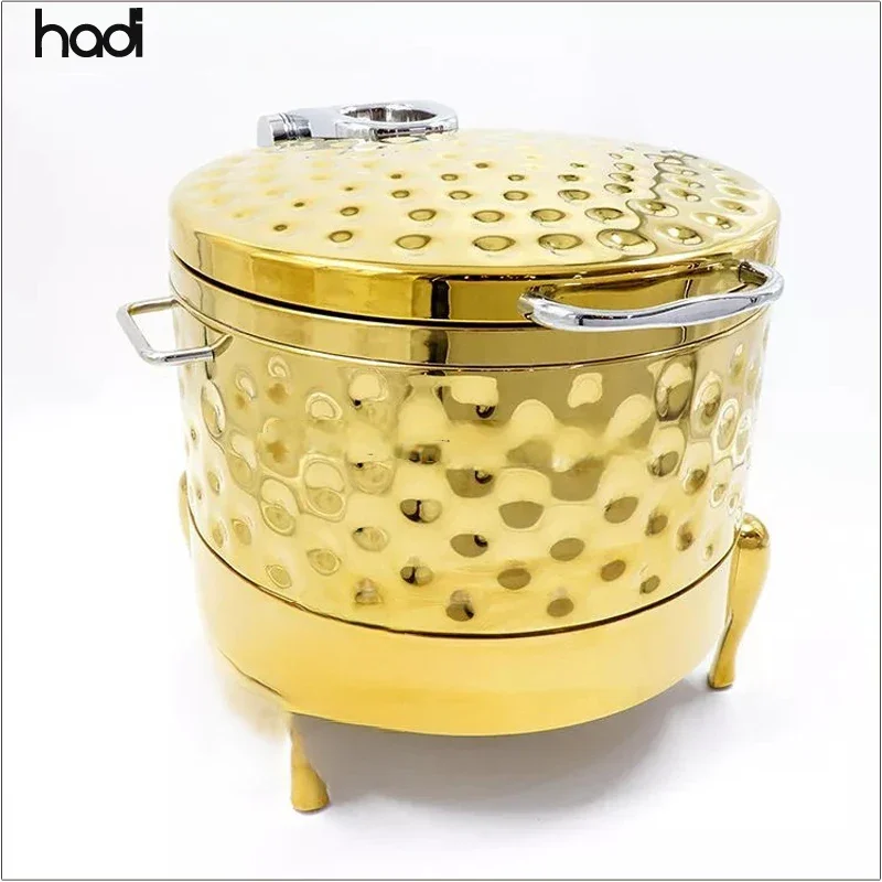 11L Commercial Stainless Steel Black Buffet Soup Warmer Stove Restaurant Soup Kettle Hotel Warming & Holding Equipment