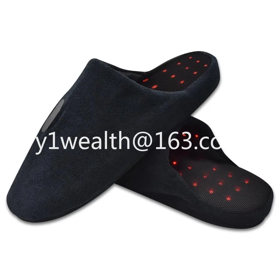 Light Emitting Diode Sandals Slippers Flip-flops 75 units Red and Blue 660 850 nm Wavelength Light Pain Relief Treatment Winter