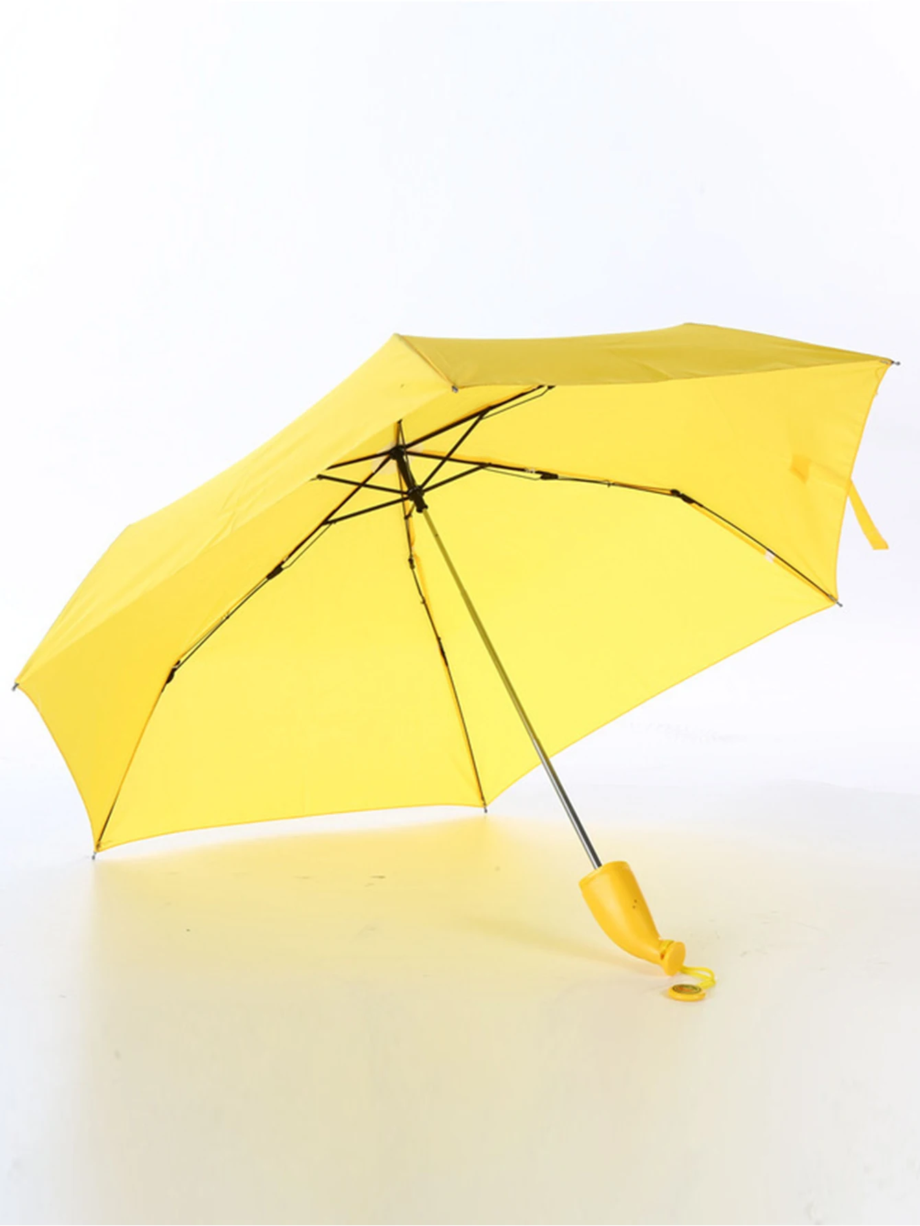 Umbrellas Uv Windproof Fashion Mini Creative Fruit Folding For Women Men Hot Parasol Rainy Novelty New Banana Umbrella