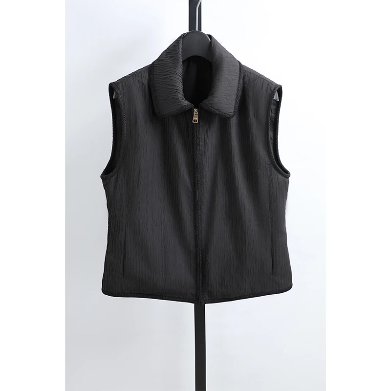 Chaleco Versátil con Cierre y Cuello  para Mujer, Estilo Otoñal, Nueva Colección Awei Clothing DECO, Chaleco Moderno para...