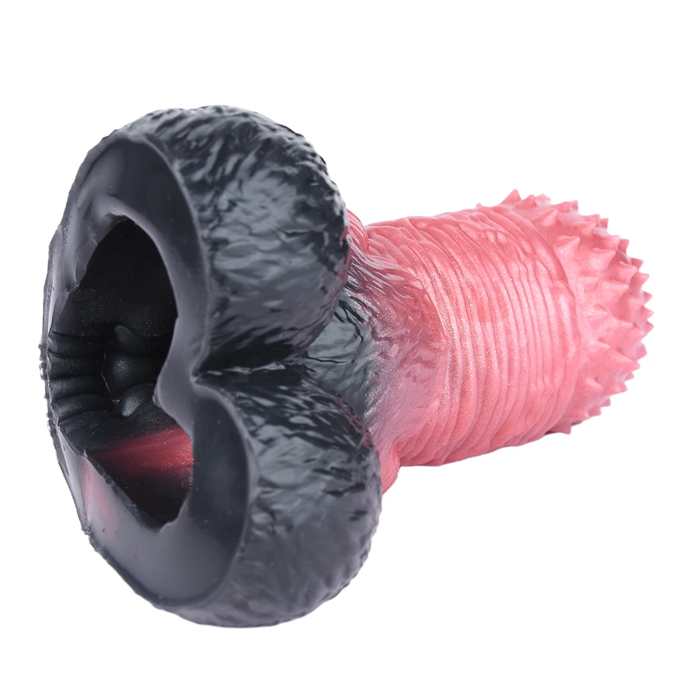 GEEBA 6801 الخيال النمر القضيب سيليكون ذكر الاستمناء الرجال الاستمناء كم جيب كس الضارب الجنس لعب الكبار Onahole