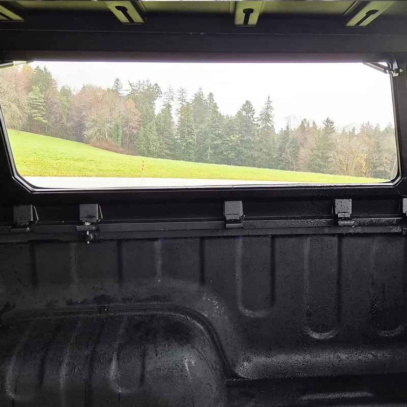 High Quality OEM Aluminum Structure Pickup Truck Bed Hard Canopy Shell Fit Hilux Dmax BT50 view 3