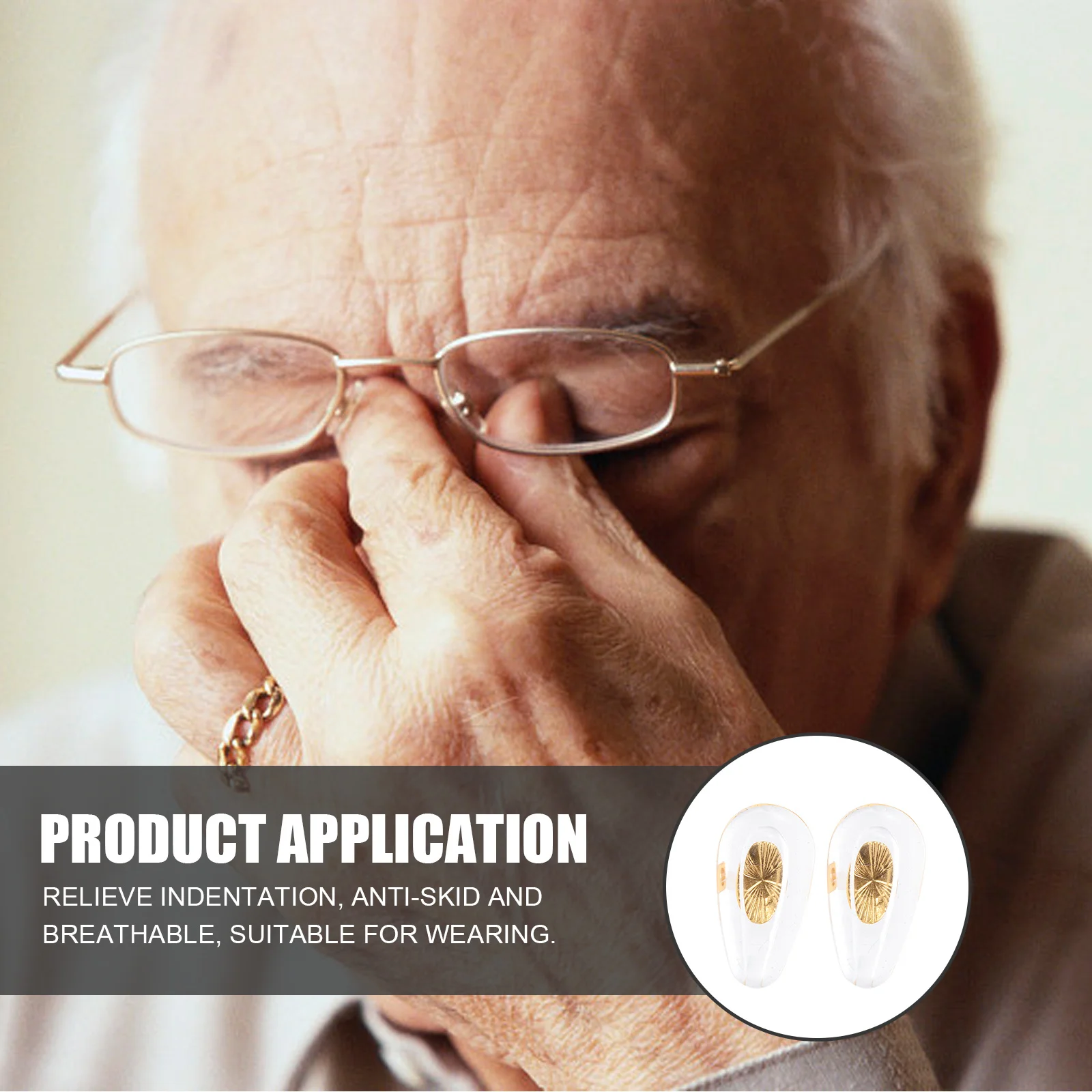 

15Pairs Glasses Nose Pad Silicone Soft Support for Eyeglass Frames Non-Slip Comfortable Replacement Parts Repair Kit Accessory