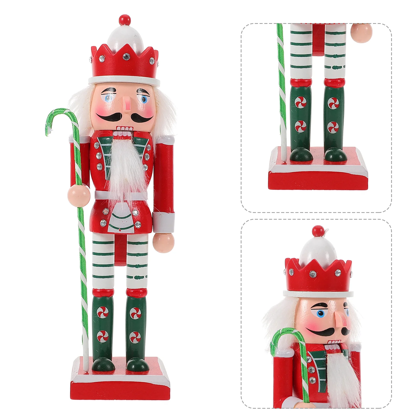 

Nutcracker Soldier Christmas Wood Craft Nutcrackers Figures Traditional Wooden Small Statue