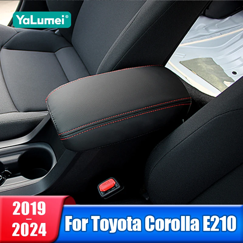 

Car Center Console Armrest Box Cover For Toyota Corolla E210 2019 2020 2021 2022 2023 2024 Hybrid Leather Case Accessories