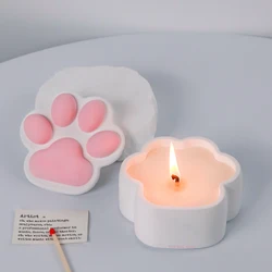 Cat Claw Storage Box Epoxy Resin Silicone Mold 3D Concrete Cement Gypsum Candle Jar DIY Crystal Flowerpot Home Decor Crafts Gift