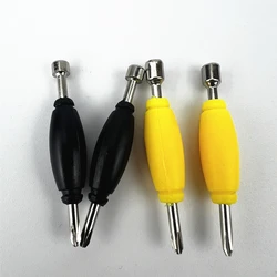 2pcs Black & Yellow Standard Screwdriver and Nut Driver finger skateboard Fingerboard Tools