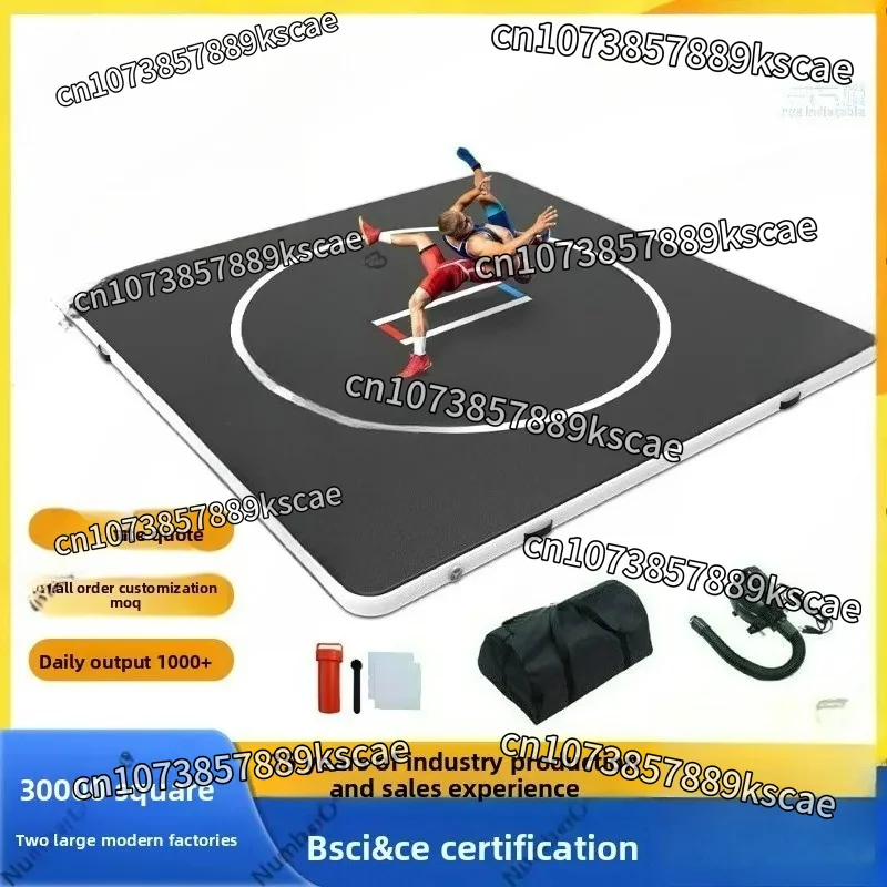 Professional Inflatable Air Track Mat, 4-Inch Thick Tumbling Mat for Gymnastics Cheerleading, Home Training Wrestling Judo