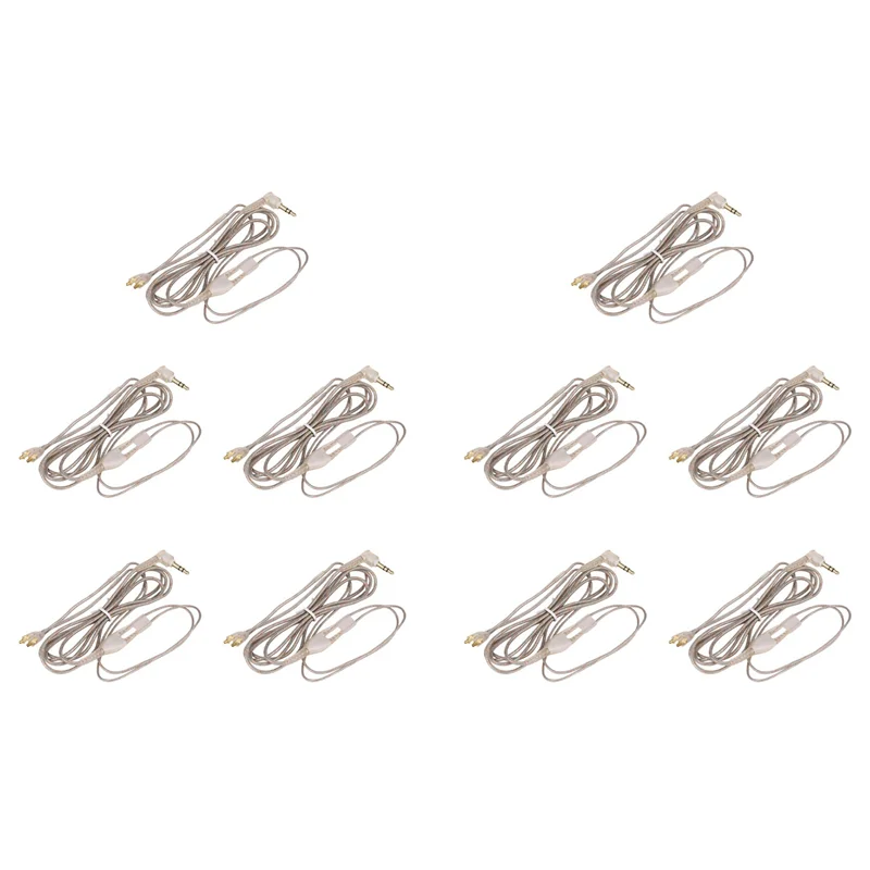 CABE-10X Replacement Cable For Shure Se215 Ue900 W40 Se425 Se535 Headphones Earphone
