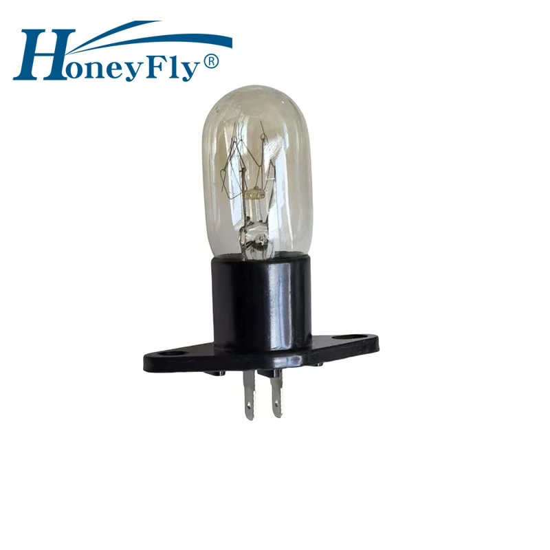 

Лампа для микроволновой печи HoneyFly, 3 шт., 230 В, 20 Вт, накаливаемая, высокотемпературная, аксессуары для микроволновых печей