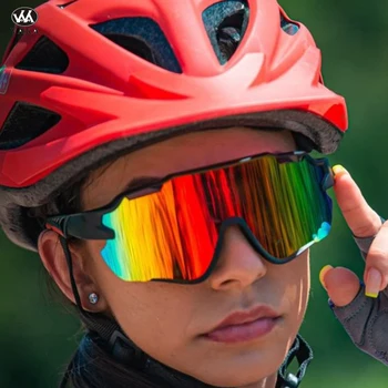 Case sports cycling glasses polarized gradient mountain bike fishing running eyewear men women sunglasses TR90 frame