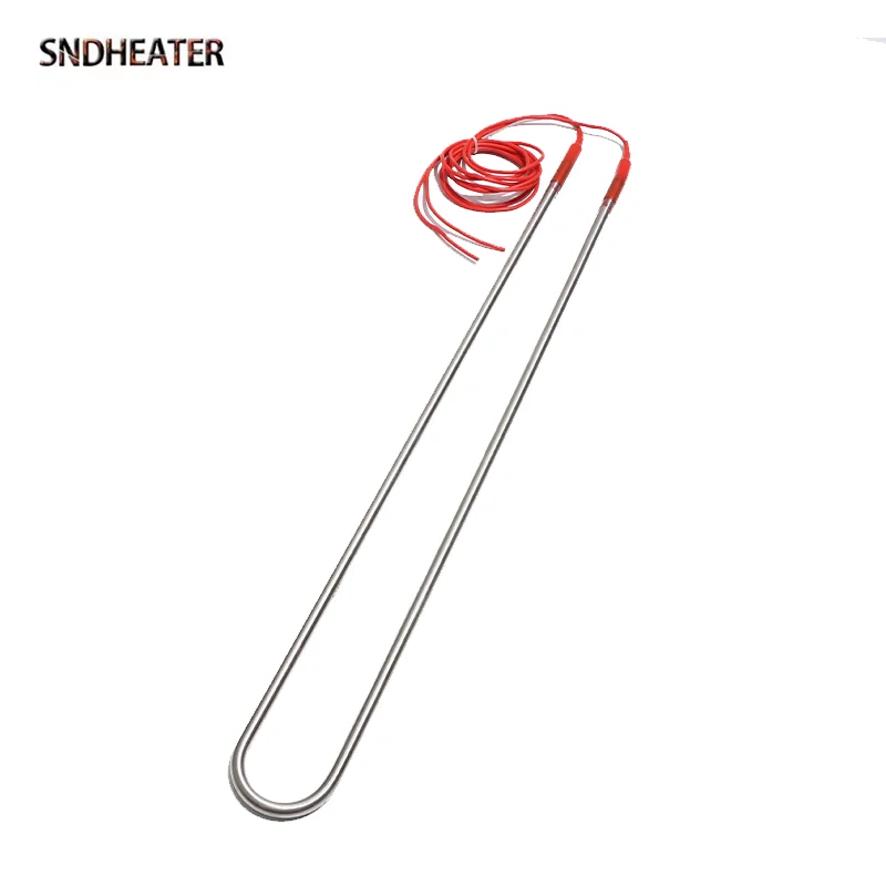 

Нагревательный элемент SNDHEATER 220В 500Вт из нержавеющей стали, U-образный, с кабелем 1м, диаметр трубки 8мм, расстояние между центрами 50мм
