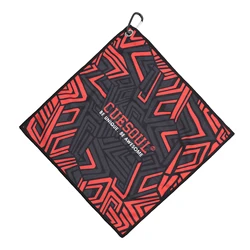 CUESOUL Dart Towel Microfiber Sport Towel with Hanging Hook,Quick Dry-Square Towel