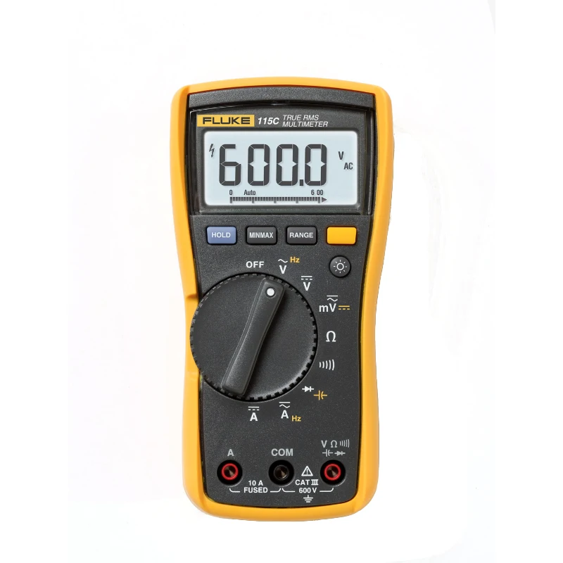 فلوك 115C صحيح RMS مقياس رقمي متعدد 600 فولت التيار المتناوب/تيار مستمر جهاز قياس الجهد الكهربائي ، المقاومة تردد مكثف ديود أداة اختبار #3