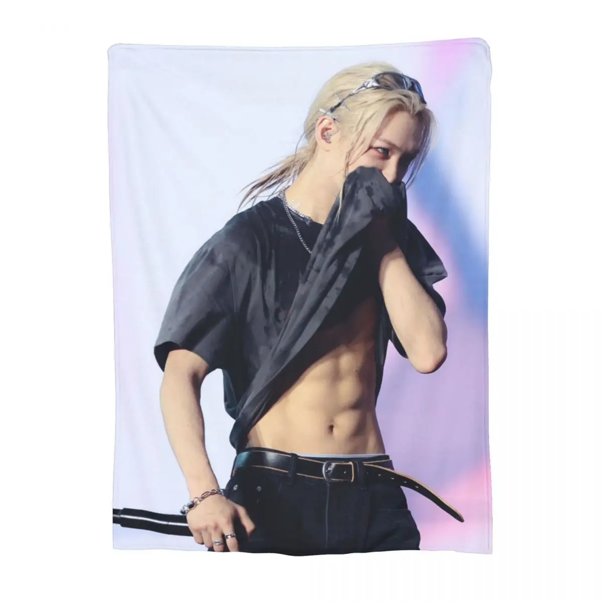 Fluffy Baby Blanket Kpop-Stray Sofa Camp Nap Bedspread Cozy Flannel Blanket Bedroom Decor