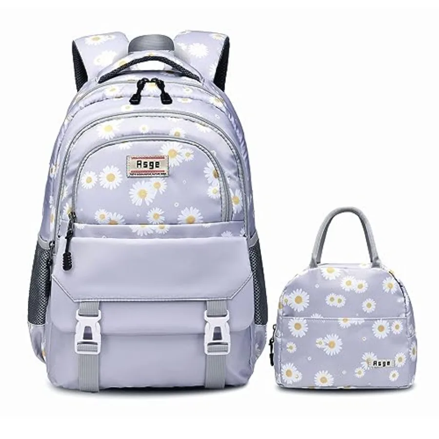 

Backpack for Girls Backpack Teenage School Backpack College Bookbag for Casual Daypack with Lunch Box