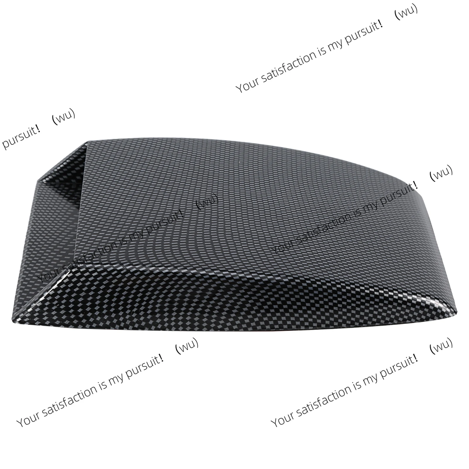 Car Decorative Air Flow Intake Scoop Bonnet Vent Sticker Cover Hood Carbon Fiber