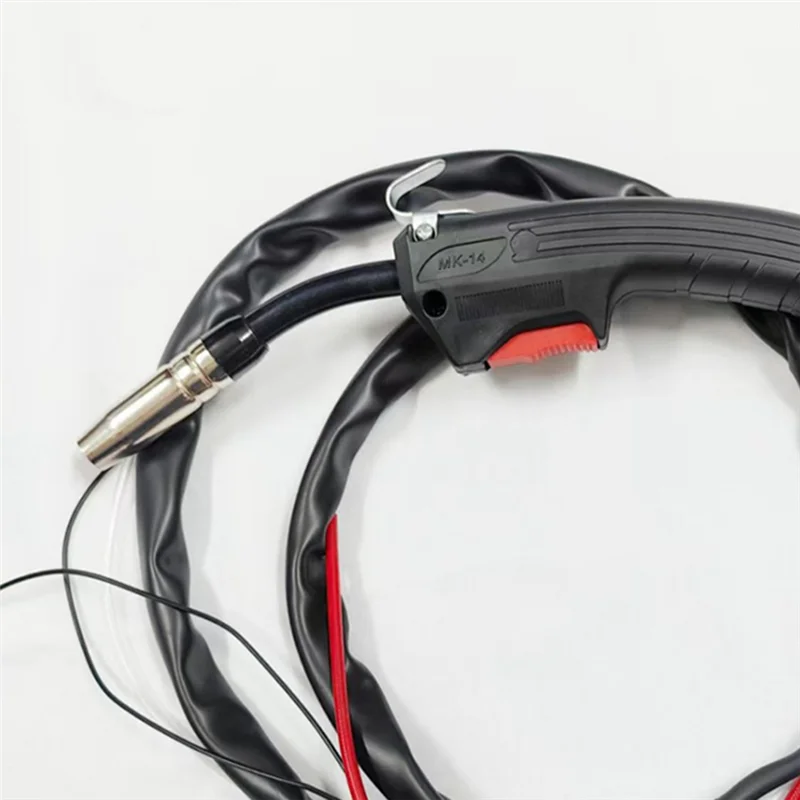 【البيع الساخن!】مجموعة مسدس اللحام مجموعة مسدس لحام واقية من غاز ثاني أكسيد الكربون 14AK MB14 MIG130 0.8- 1.2 مم شعلة 2 متر مناسبة لحام ثاني أكسيد الكربون