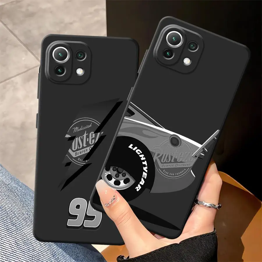 เคสดิสนีย์ไลท์นิ่งแมคควีนสำหรับ Xiaomi Mi 9T 13 10 11 13 Lite CC9Pro 11T 14 Pro 9 10T เคสโทรศัพท์แบบนิ่ม