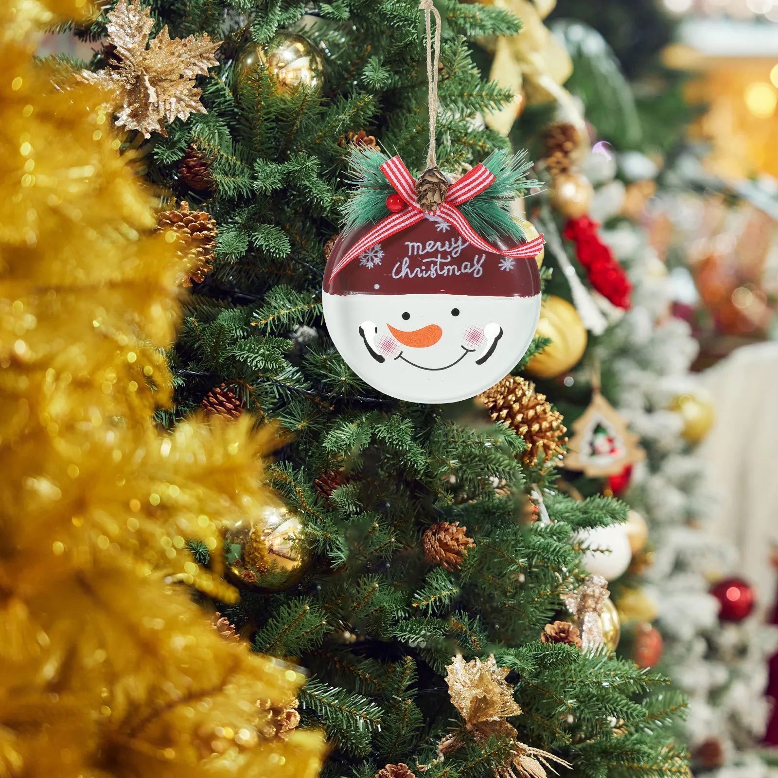 قلادة عيد الميلاد الاحتفالية 2024 زخرفة معلقة أنيقة لشجرة الجدول الموقد ديكور عطلة الموسم ديكور الحفلات عيد الميلاد