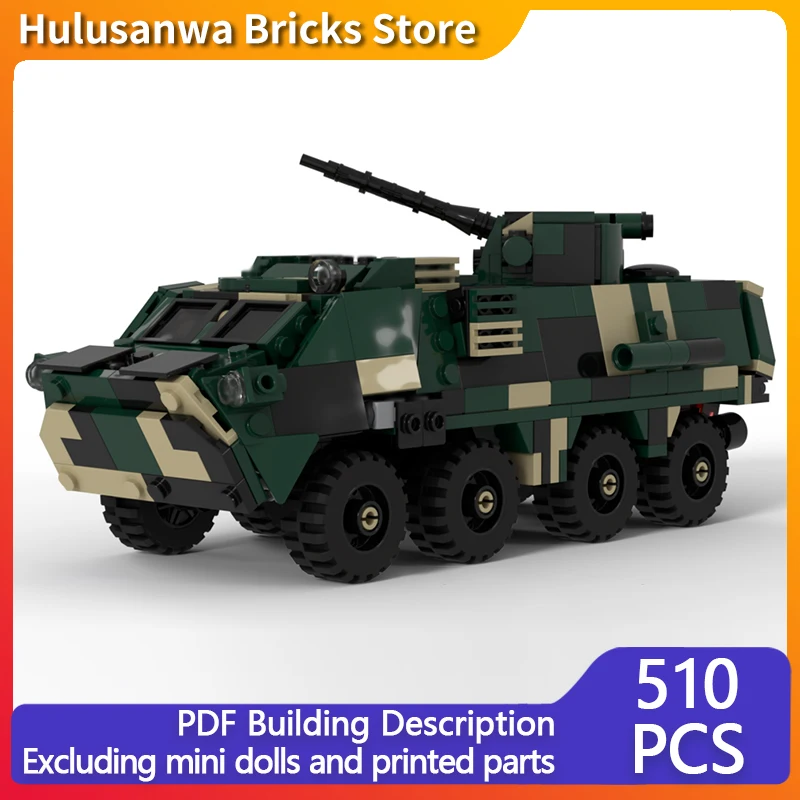 

BTR-4 Military Armored Car Model MOC Building Bricks War Equipment Modular Technology Gifts Holiday Assemble Children Toys Suit