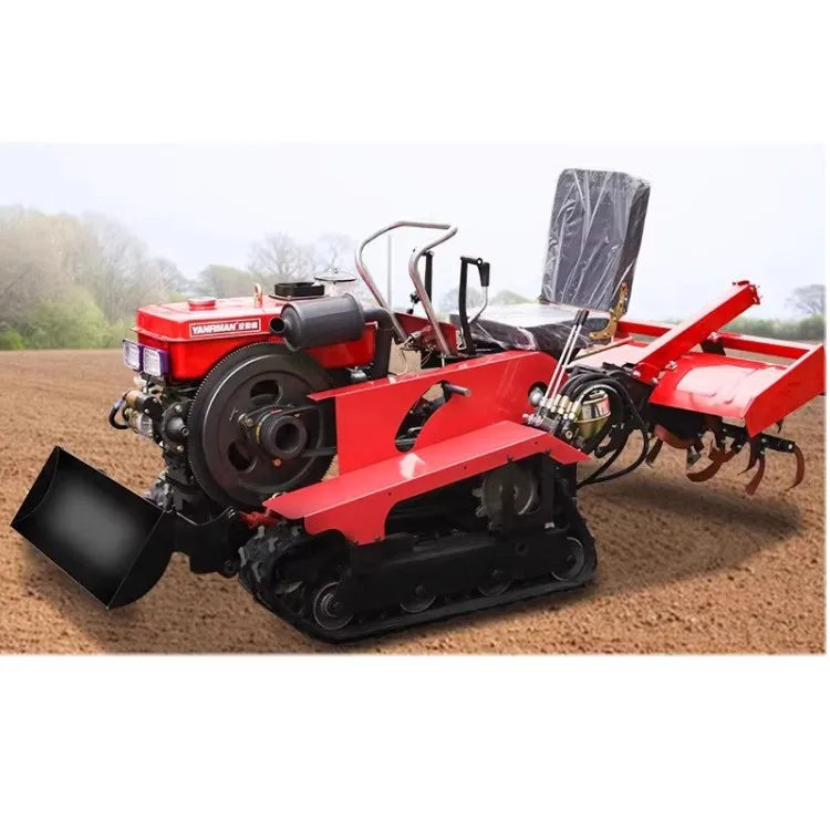Garden Trencher Power Weeder Agriculture Walking Tractor Crawler Tractor Agricultural