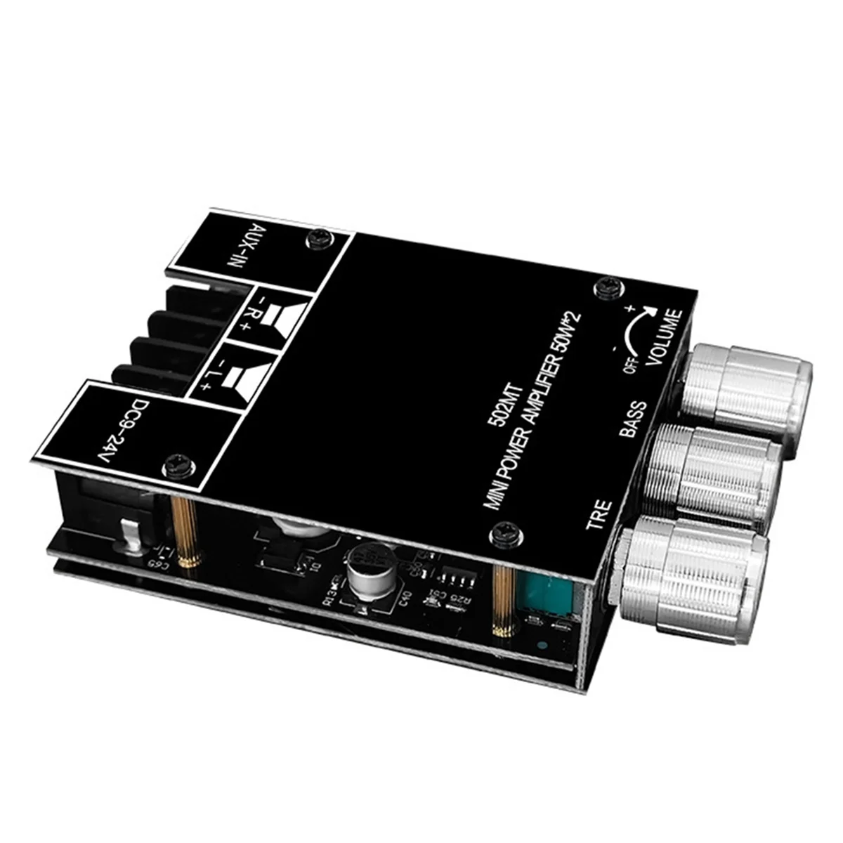 A07I-502MT Bluetooth 5.0 Subwoofer Versterker Board 2.0 Kanaals High Power Audio Stereo Versterker Board 2X50W Bass AMP