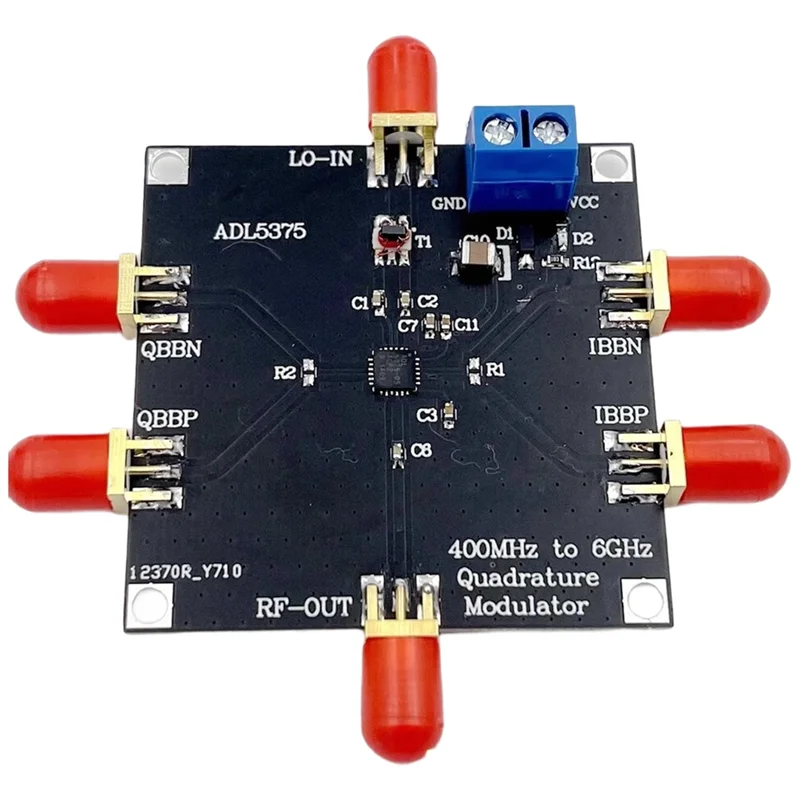 A45U ADL5375 High Performance IQ Modulation Module Broadband Quadrature Modulator Mixer 6Ghz Band With LO Barron
