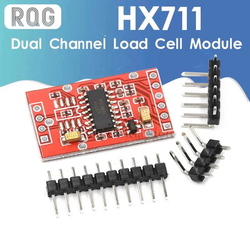 HX711 Dual-channel 24-bit A/D Conversion Weighing Sensor Module with Metal Shied