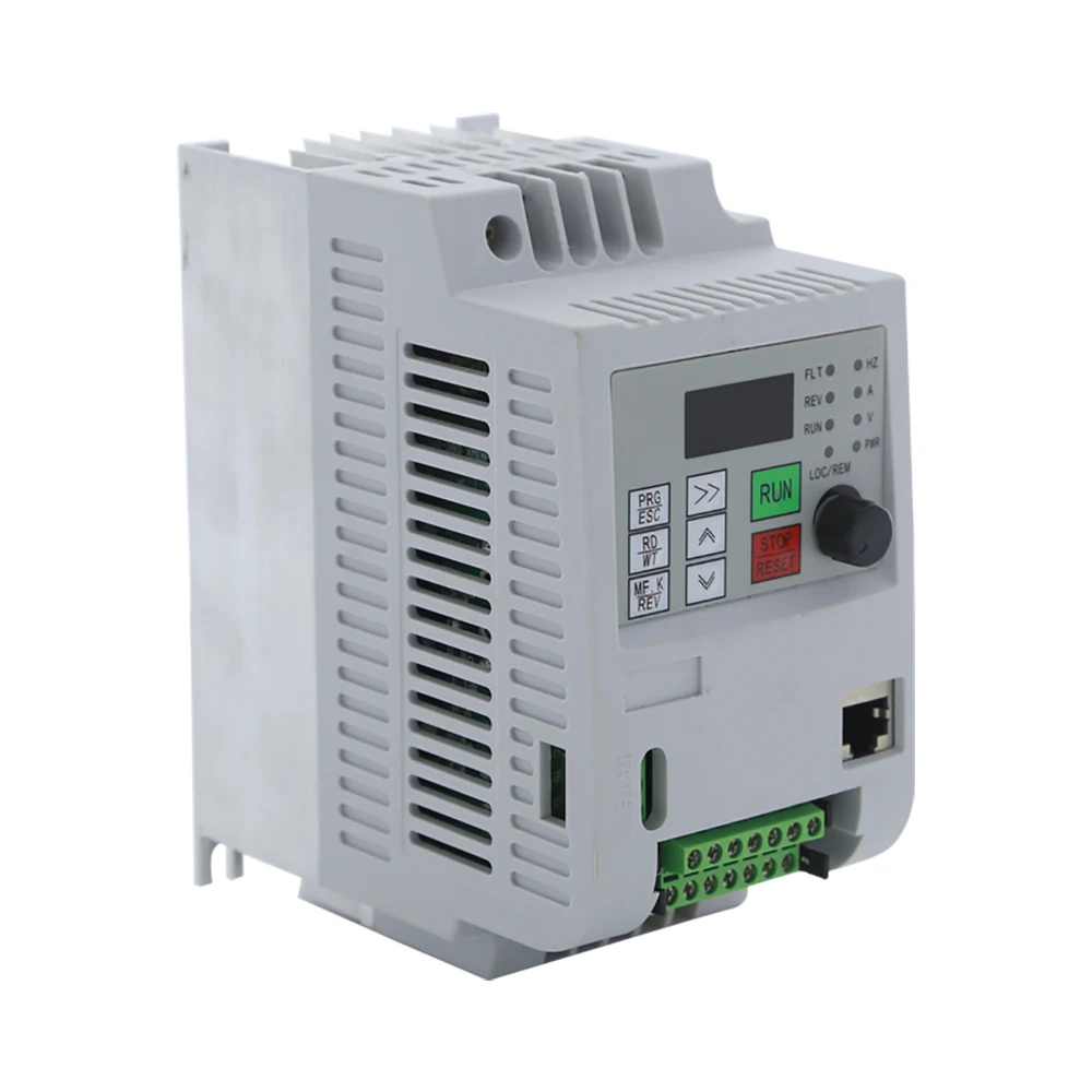 周波数変換器220V,1.5kW,2.2kW,4相,入力および3相出力,調整可能な速度ドライブ,周波数インバーター/vfd