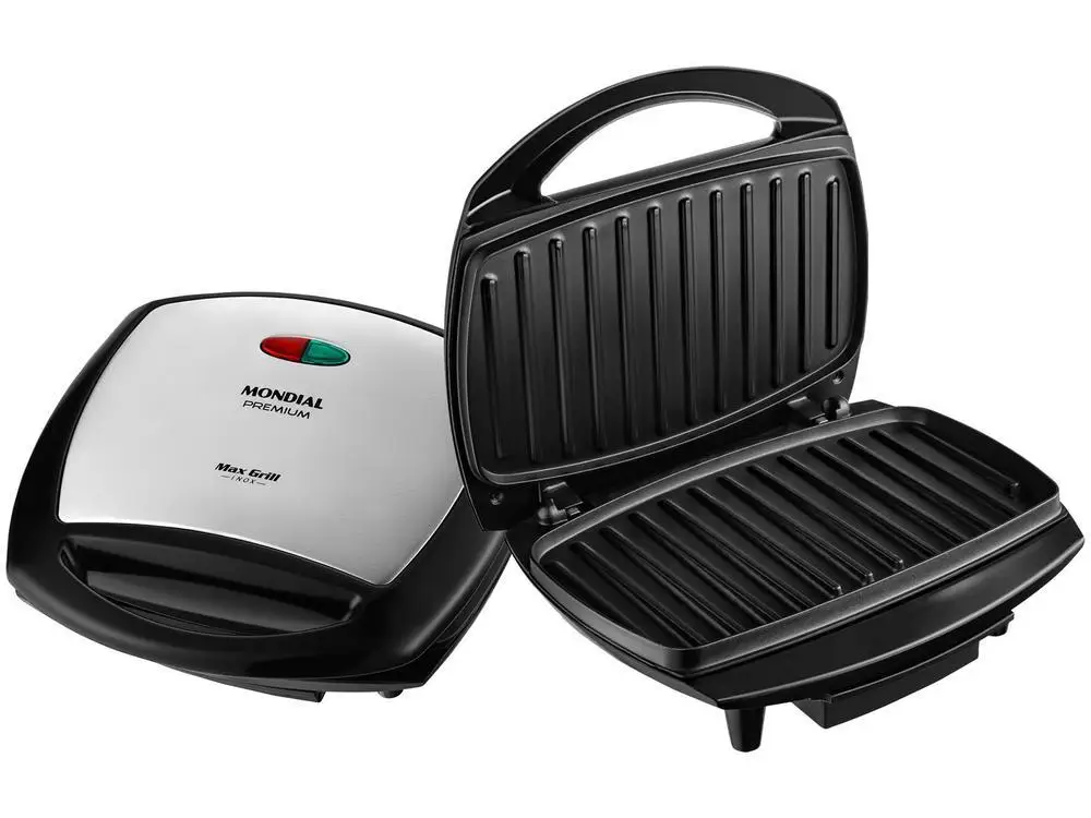 Grill Mondial G-07 Max Grill Inox 2 in 1 - 110V