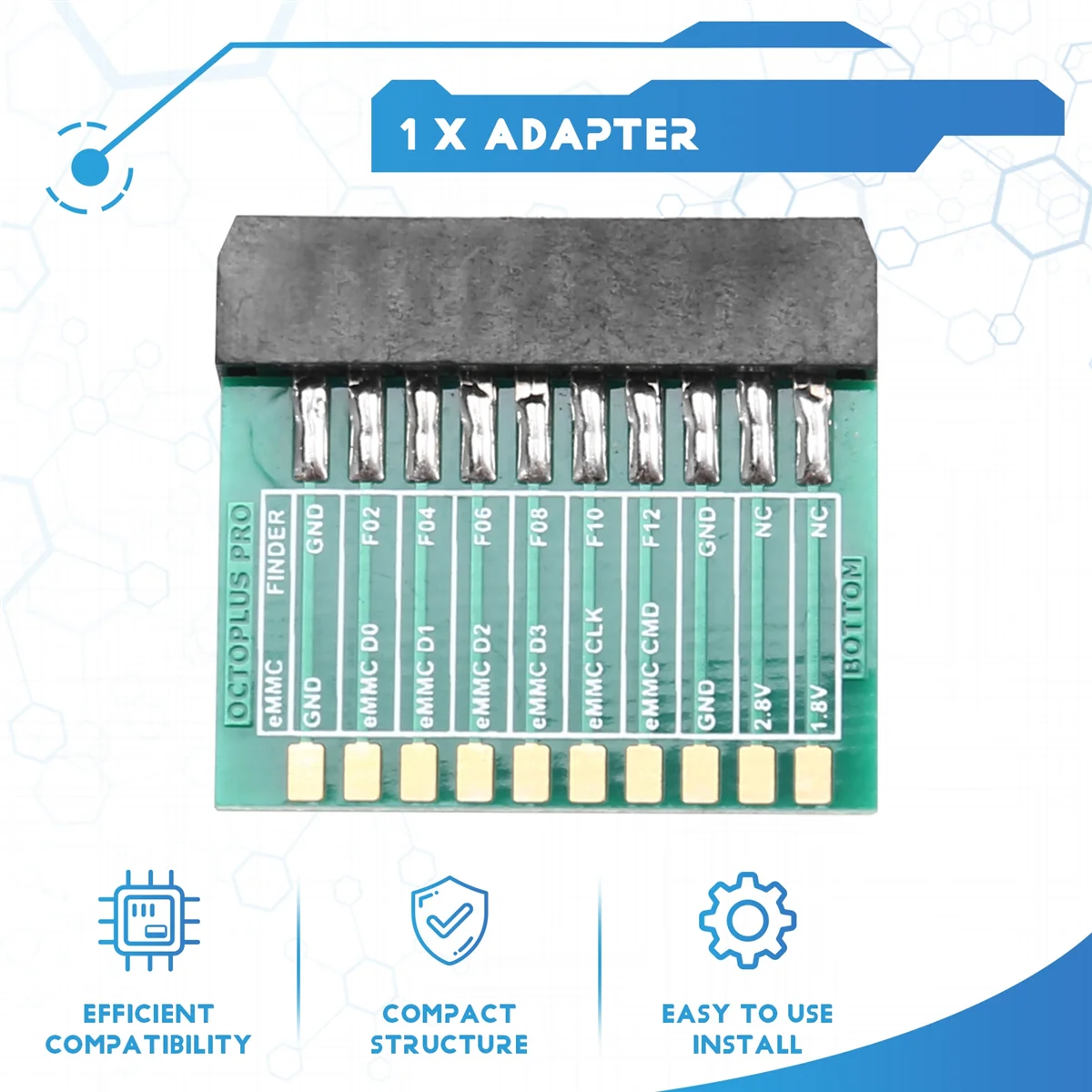 ADEGBO-محول OCTOPLUS JIG ISP الجديد المحسن لـ OCTOPLUS Pro