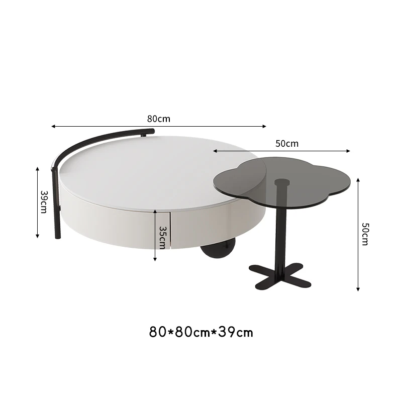 Design Minimalist Coffee Table Premium Trendy Unique Modern Center Table Light Luxury Mobili Per Il Soggiorno Home Furniture