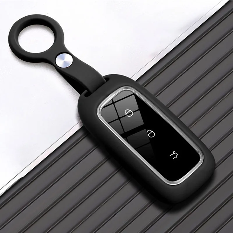 Silicone Car Key Case Cover for Geely EX5 Starray EM I Galaxy L6 L7 NO.1 Proton e.MAS 7 5 E8 E5 Cityray Starry 8 Accessories