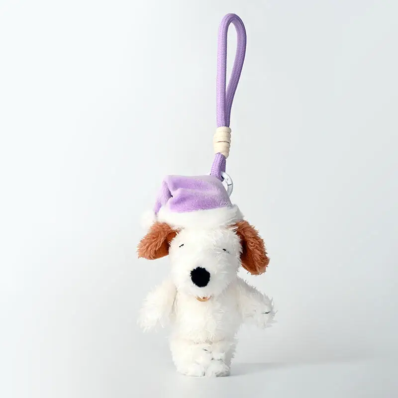 Peluche Olaf Ciondolo Kawaii Cartoon Classico Maschera per il viso Snoopy Sleepy and Sleepy Andy Zaino Ciondolo Peluche Ornamento Regalo per bambini