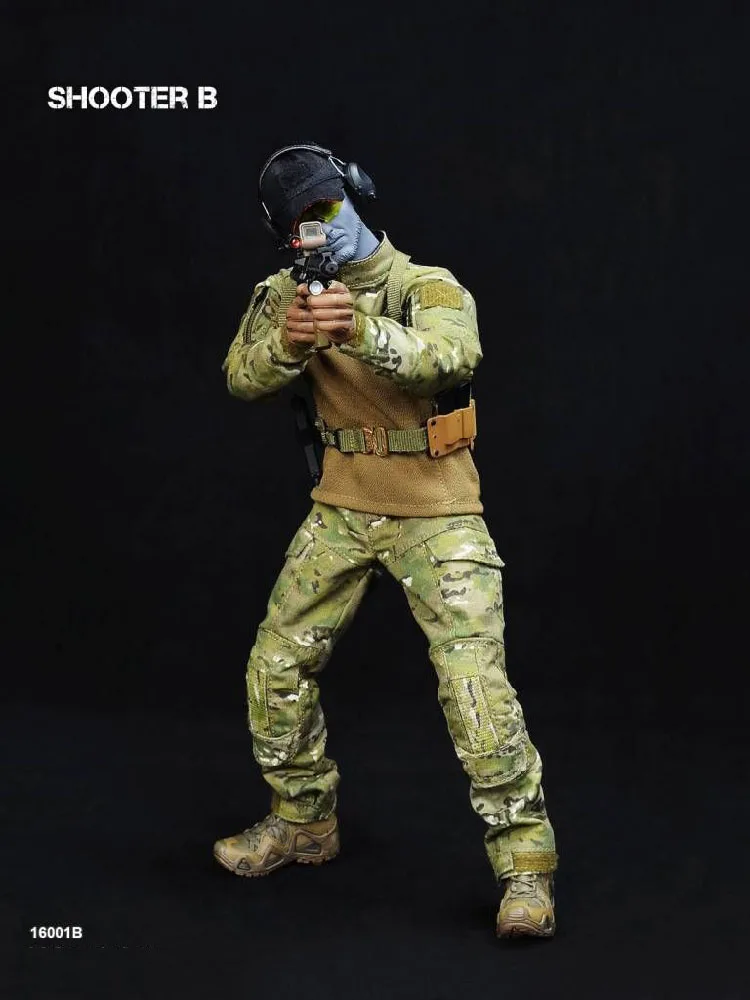 Easy&Simple ES 16001 1/6 Male Soldier Shooter Set Model Accessories Toy Fit 12'' Action Figure Body In Stock