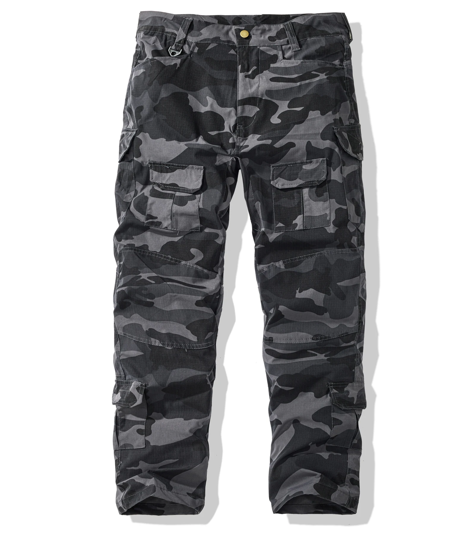 

2026 Autumn Men Camouflage Cargo Pants Man Basic Hiking Climbing Army Green Trousers Multi Pockets Design Casual Cargo Pants