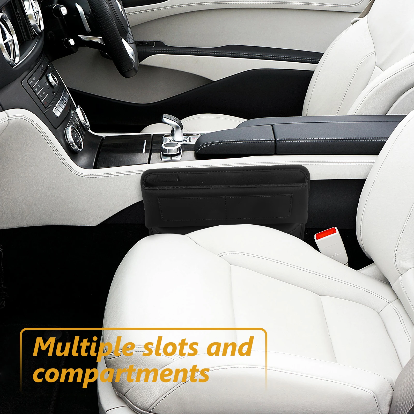 

Car Seat Gap Filler Organizer Between Seats Storage Holder Interior Car Accessories Durable Soft Lining Seat Crevice Blocker For