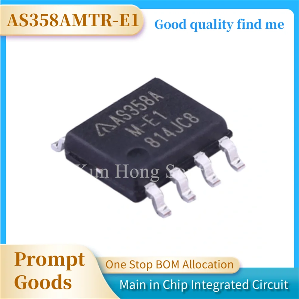 1pcs SMD AS358A AS358AMTR-E1 SOP-8 operational amplifier chip  100% New&Original