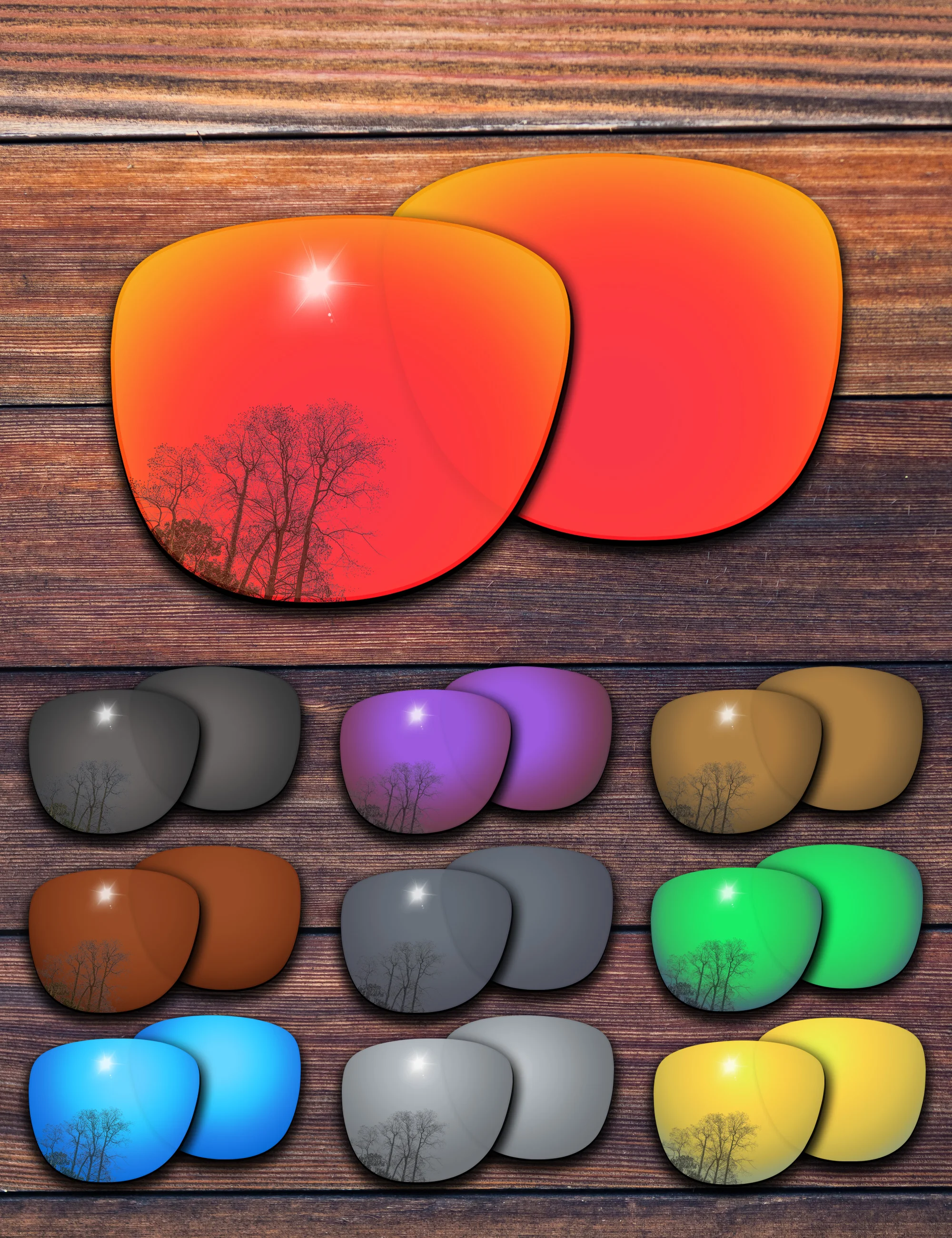 OOWLIT Polarized Replacement Lenses for Oakley Trillbe X OO9340 Sunglasses