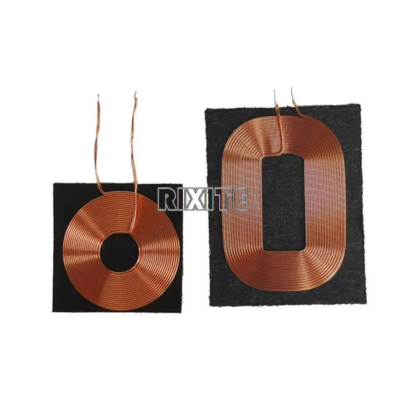 Standard Wireless Charger Receiver Coil Copper PCBA Circuit Coil Square Round Shape Universal Charging Receiver Coil DIY Kit