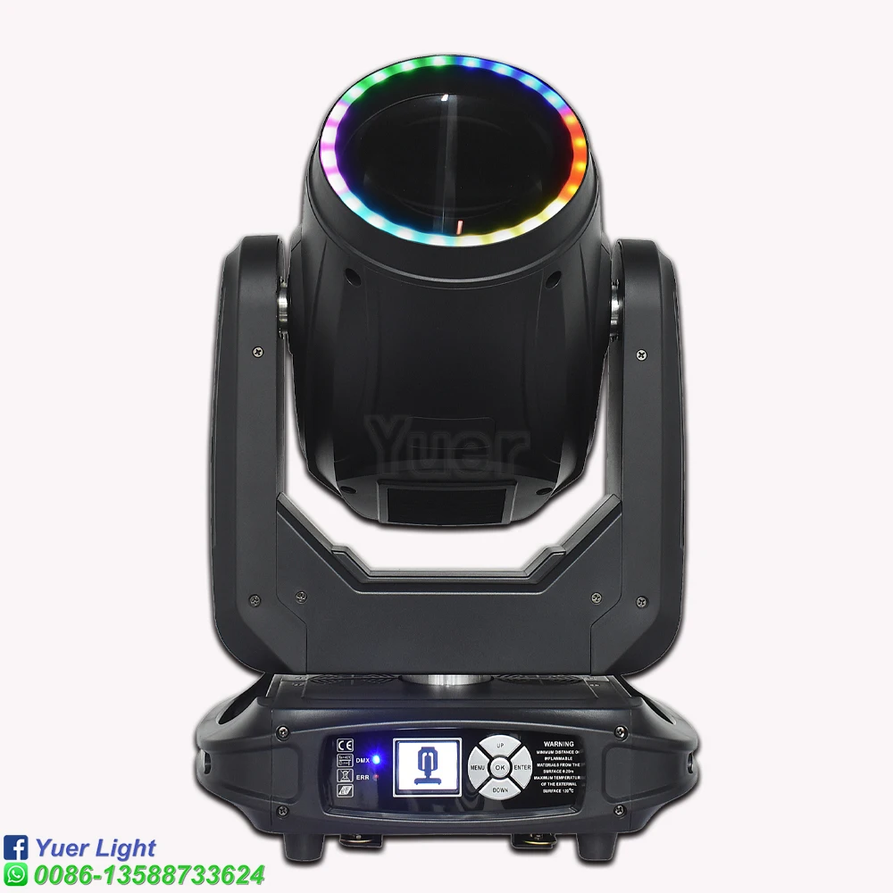 295W Beam Spot Moving Head Light SMD 8+16+24 Honeycomb Prism Effect Fog Rainbow Effect DMX512 DJ Disco Party Bar Stage Effect