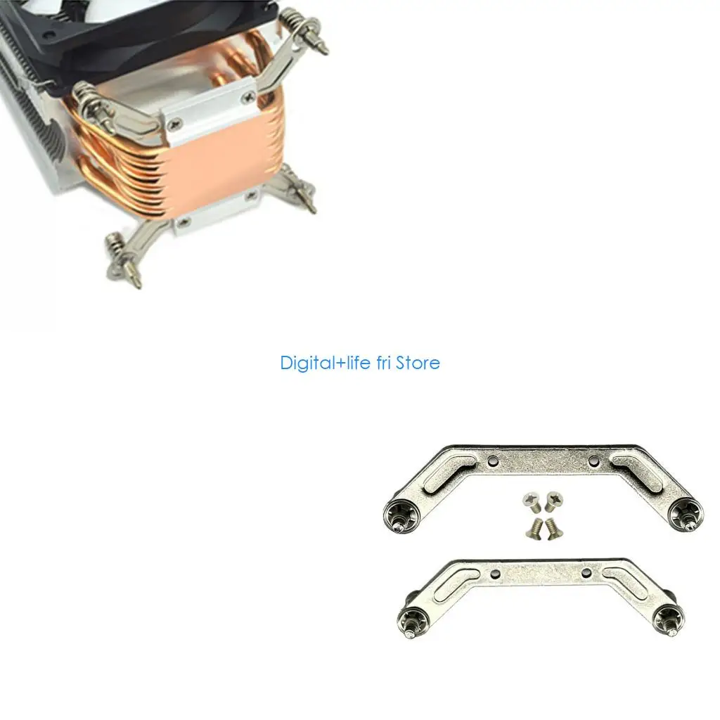 E06D Quick Release CPU Fan Bracket Bracket Backplanes Screws Vibration Resistant for LGA115X 1700 1366 LGA2011 Cooling